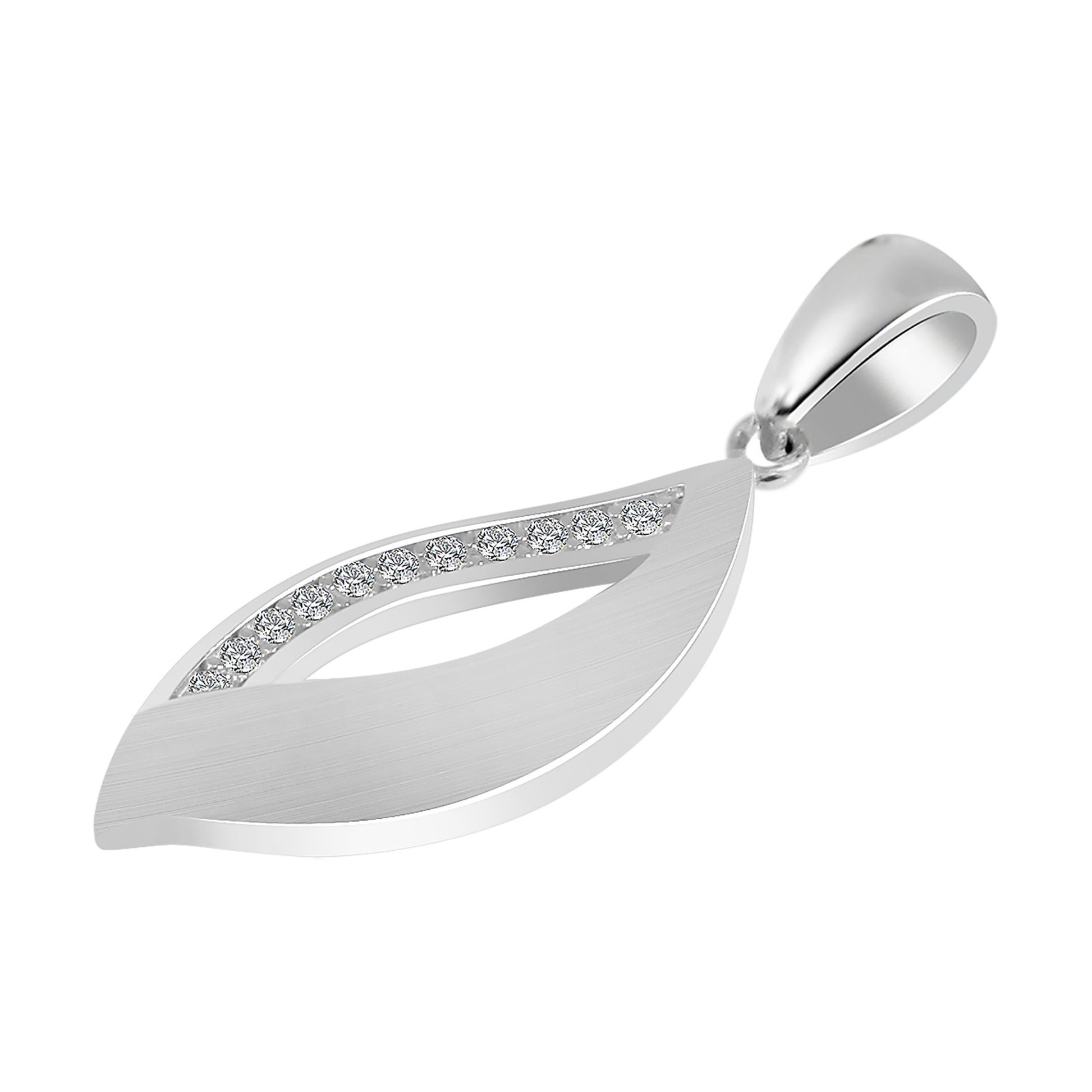 Damen Anhänger aus 925 Silber mit Zirkonia