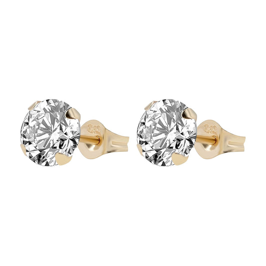 Damen Ohrringe – Ohrstecker aus 333 Gold mit Zirkonia
