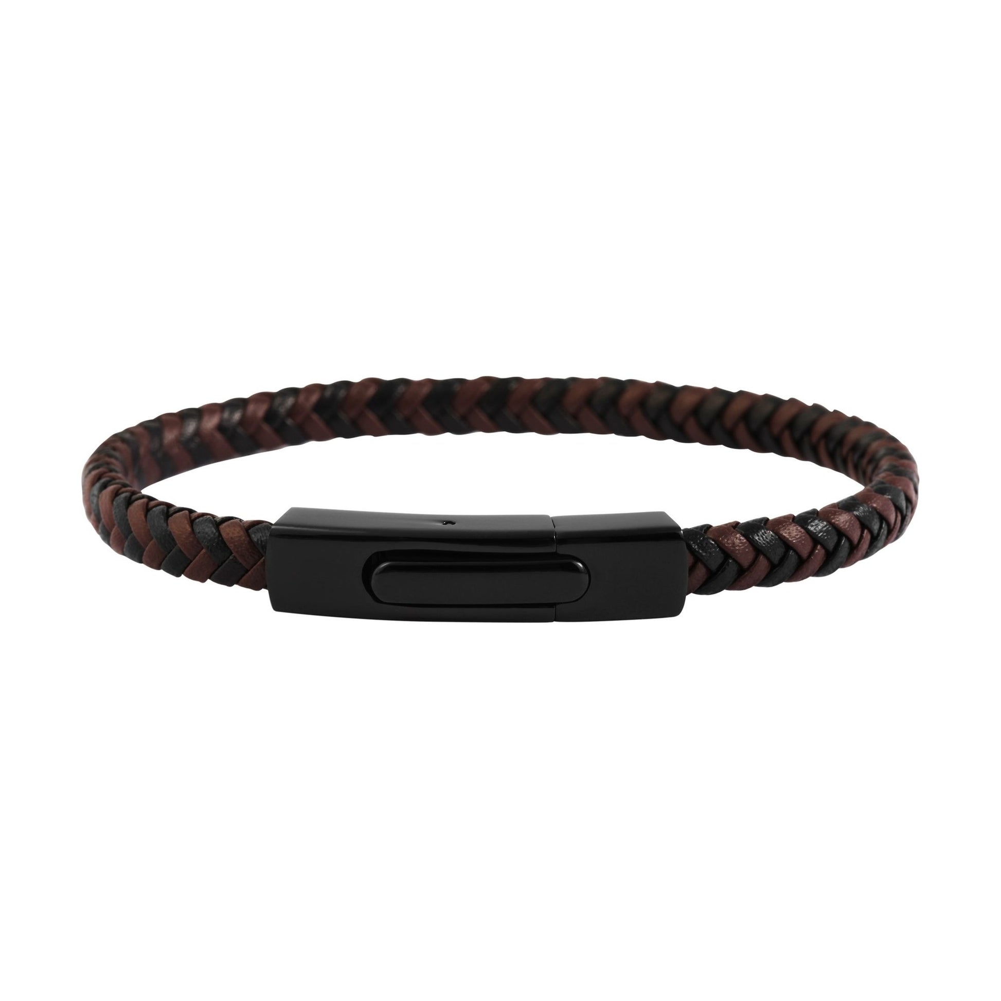 Unisex Armband – Armreif aus Leder 21 cm