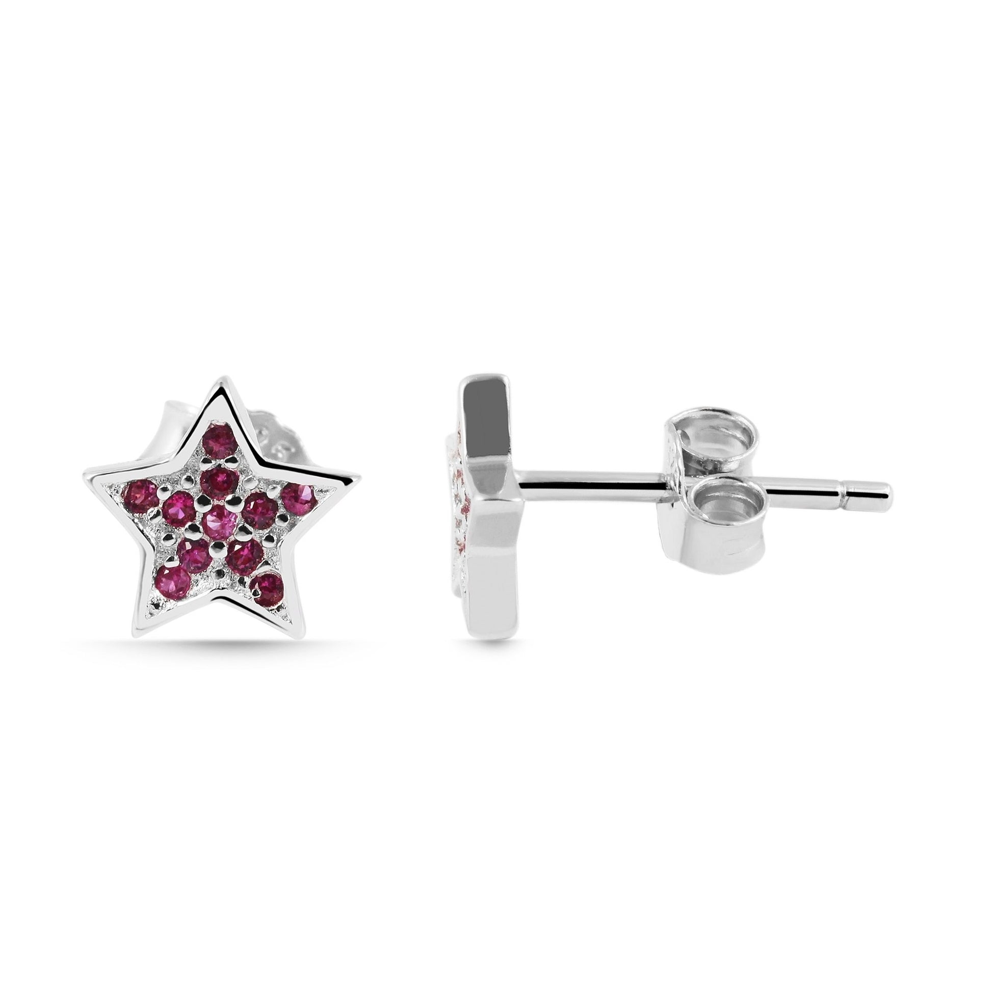 Damen Ohrringe – Ohrstecker aus 925 Silber mit Zirkonia