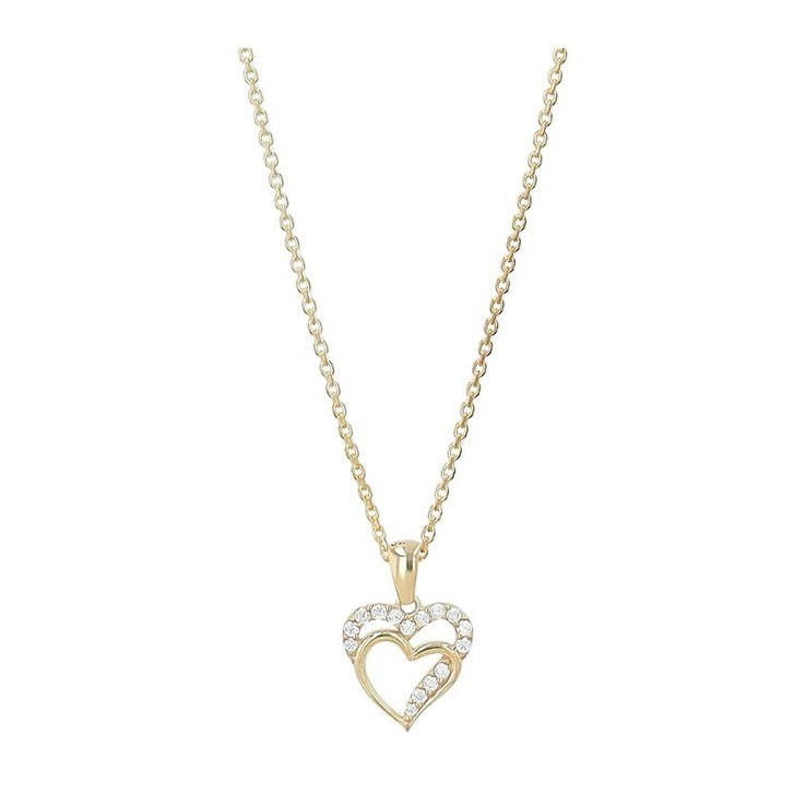Damen Halskette mit Anhänger – Herz aus 925 Silber