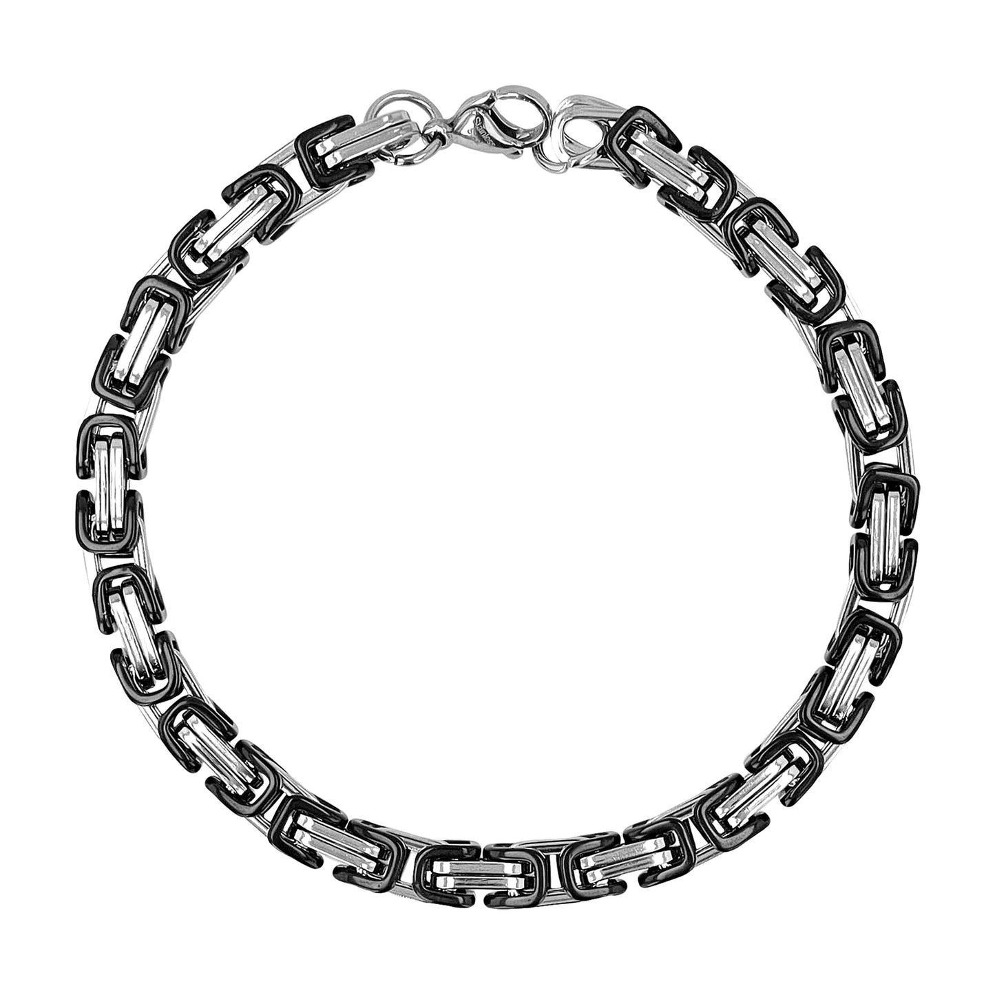 Herren Armband aus Edelstahl 19 cm