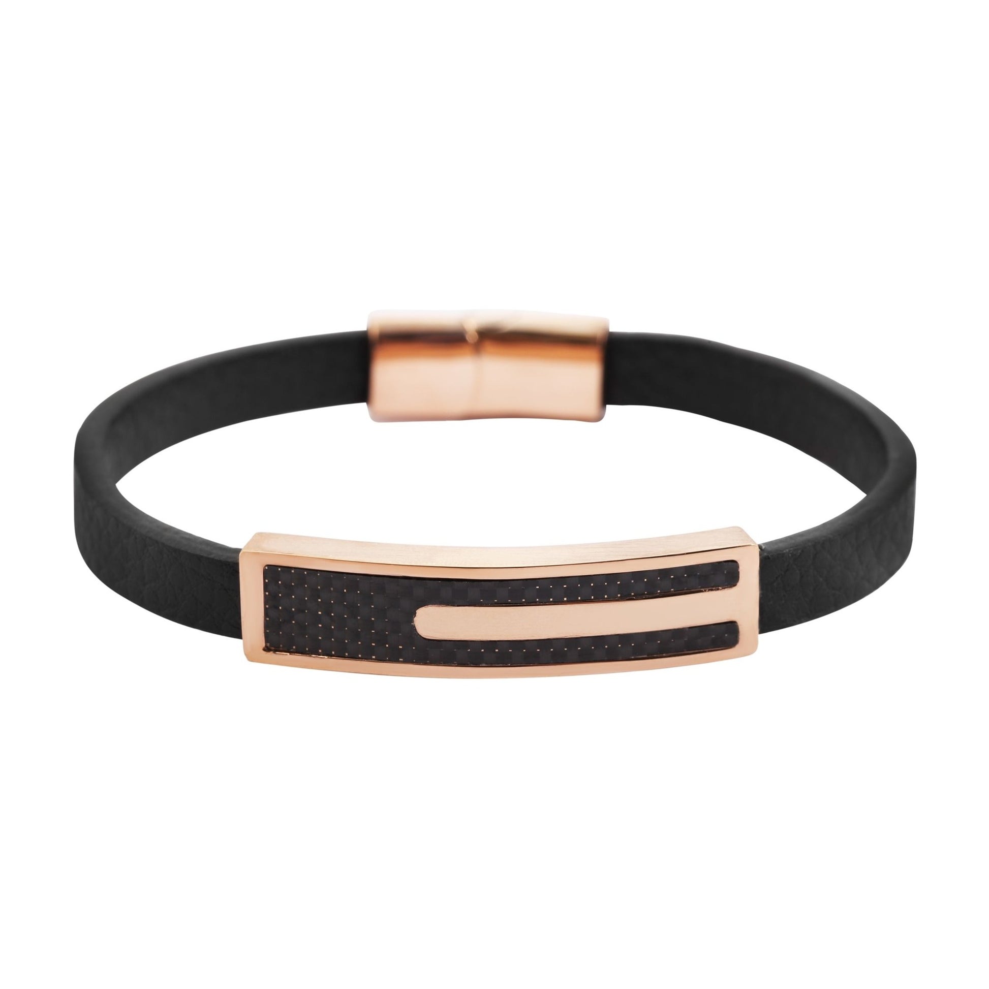 Unisex Armband aus Leder 21,5 cm