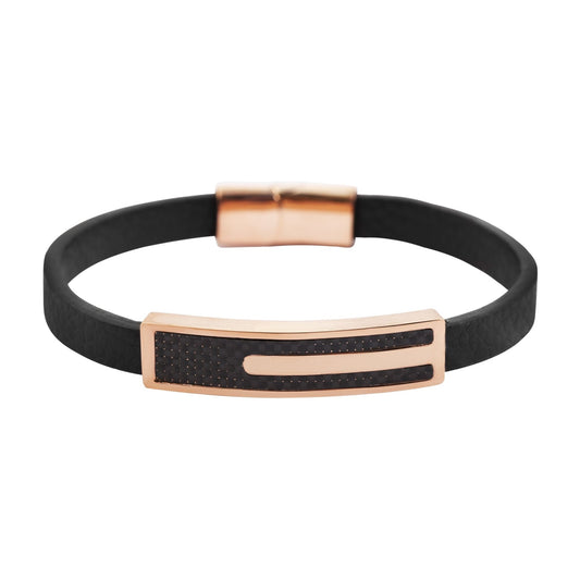 Unisex Armband aus Leder 21,5 cm