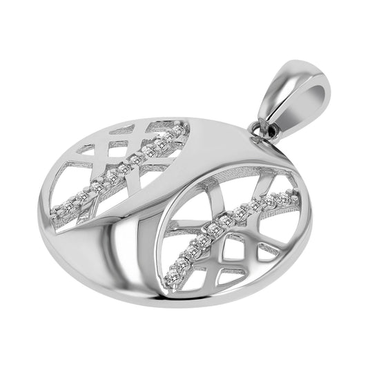 Damen Anhänger aus 925 Silber mit Zirkonia