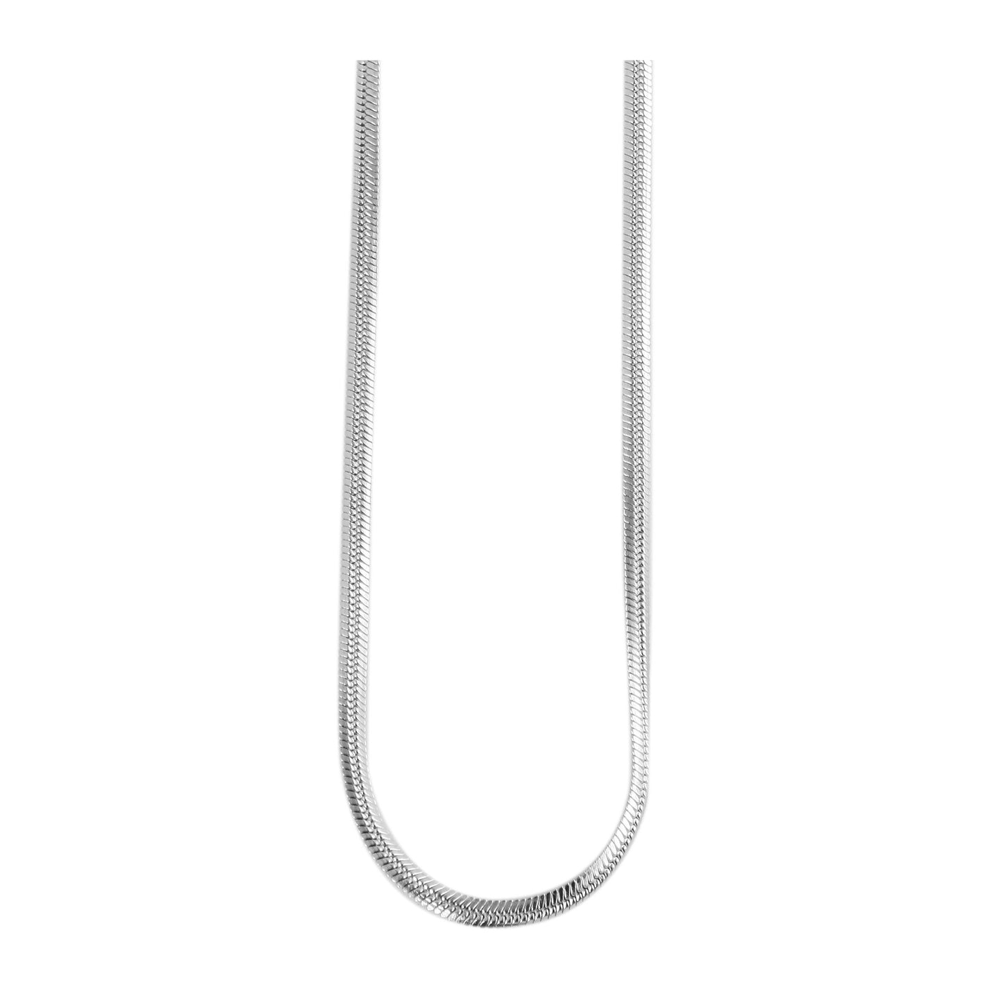 Damen Halskette – Schlangenkette aus Edelstahl 40 cm
