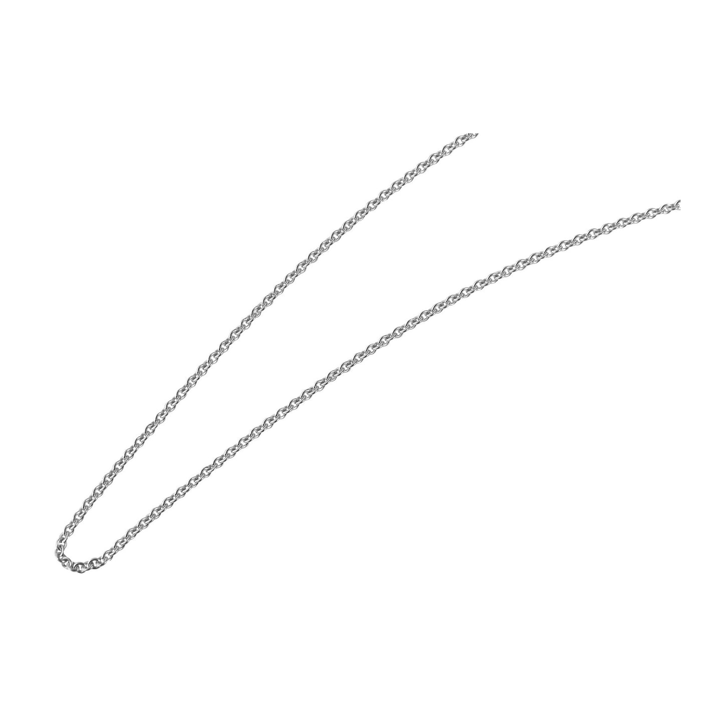 Unisex Halskette – Ankerkette aus 925 Silber 40 cm