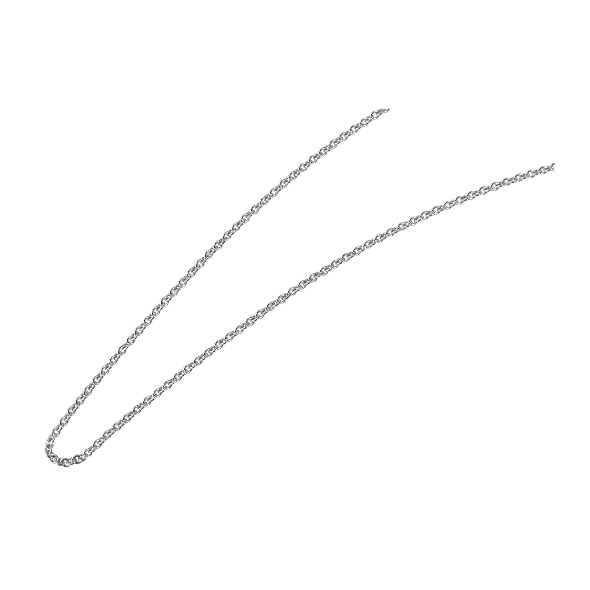 Unisex Halskette – Ankerkette aus 925 Silber 40 cm