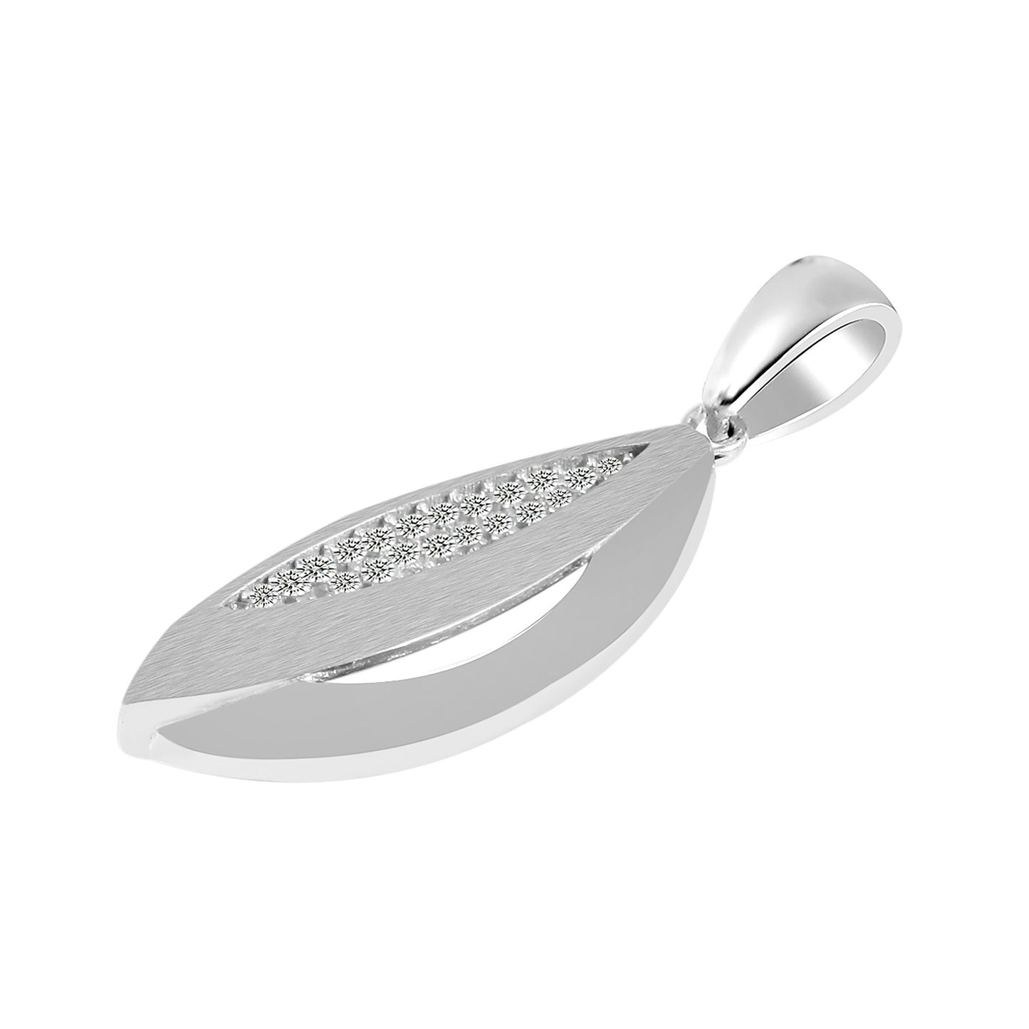 Damen Anhänger aus 925 Silber mit Zirkonia