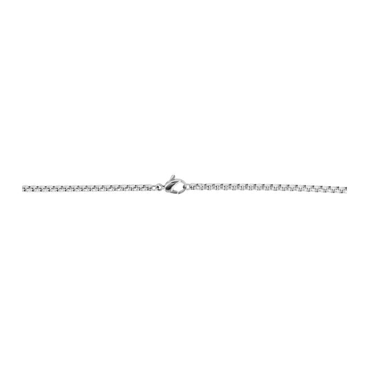 Herren Halskette – Erbskette aus Edelstahl 60 cm