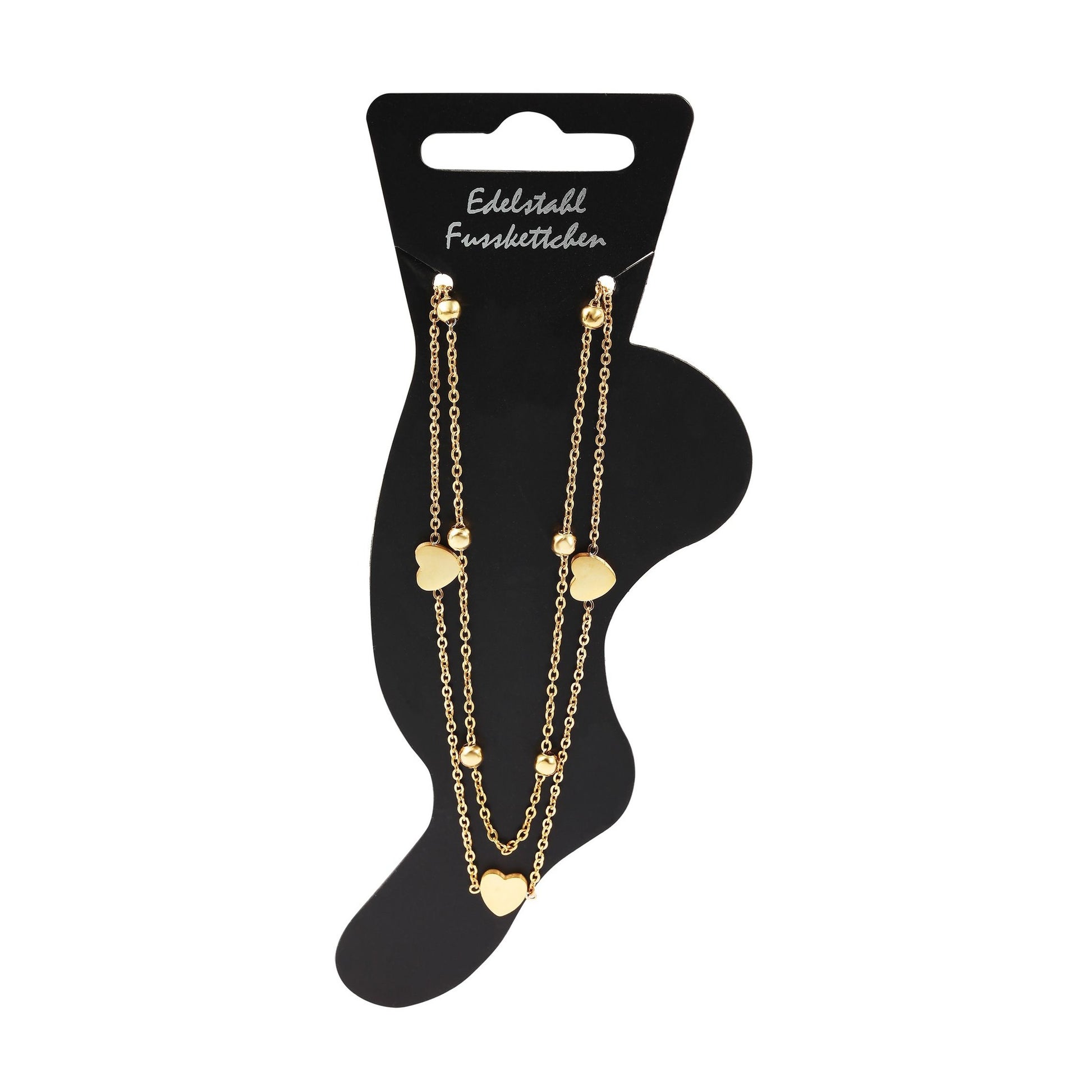 Damen Armband – Herz aus Edelstahl 22,5 cm