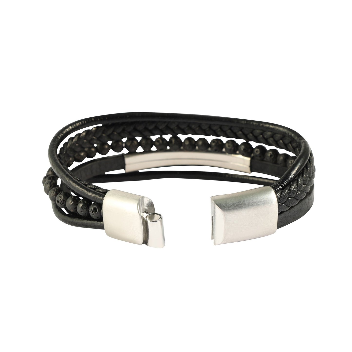 Herren Armband – Lederarmband aus Leder 23 cm
