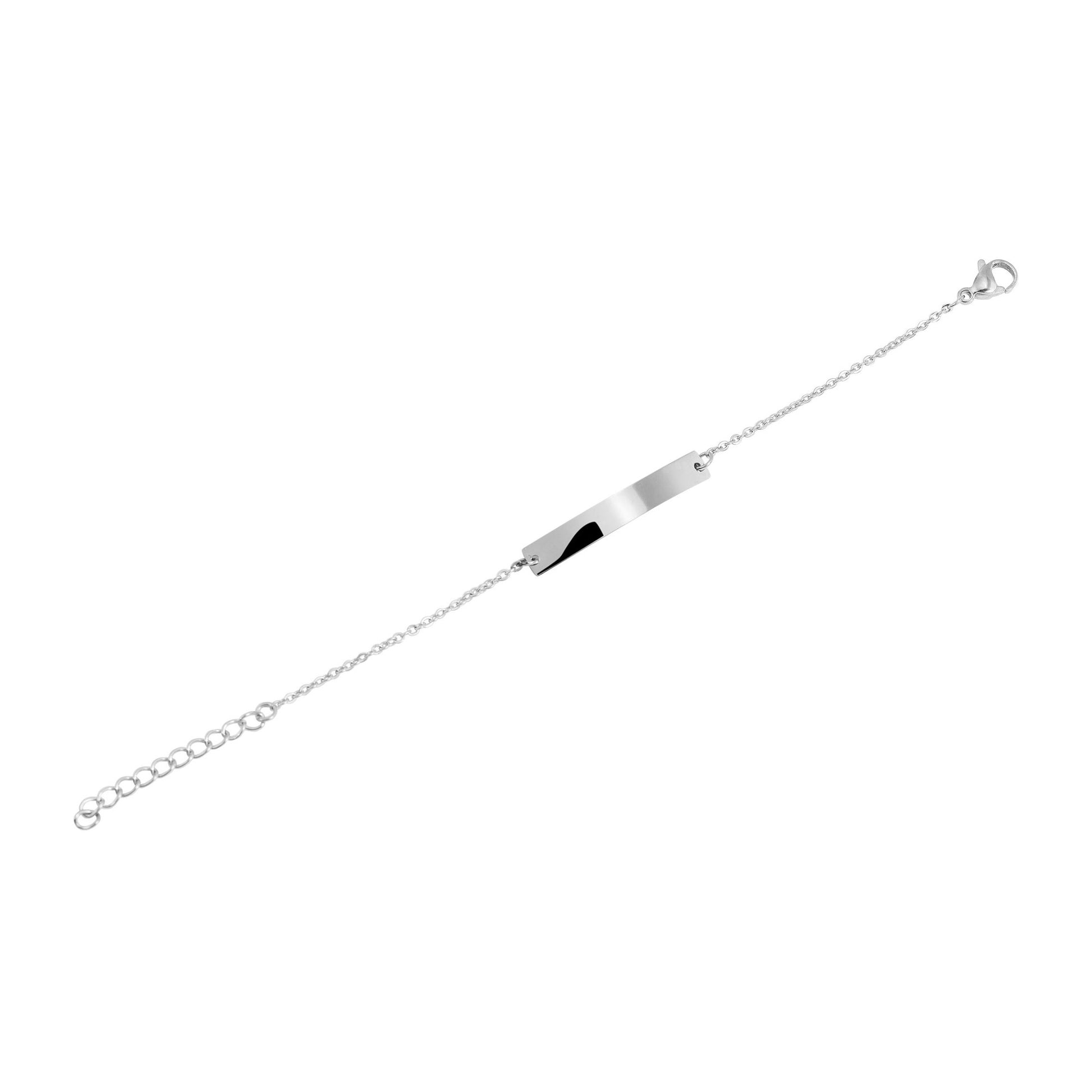 Kinder Armband aus Edelstahl 12+3 cm