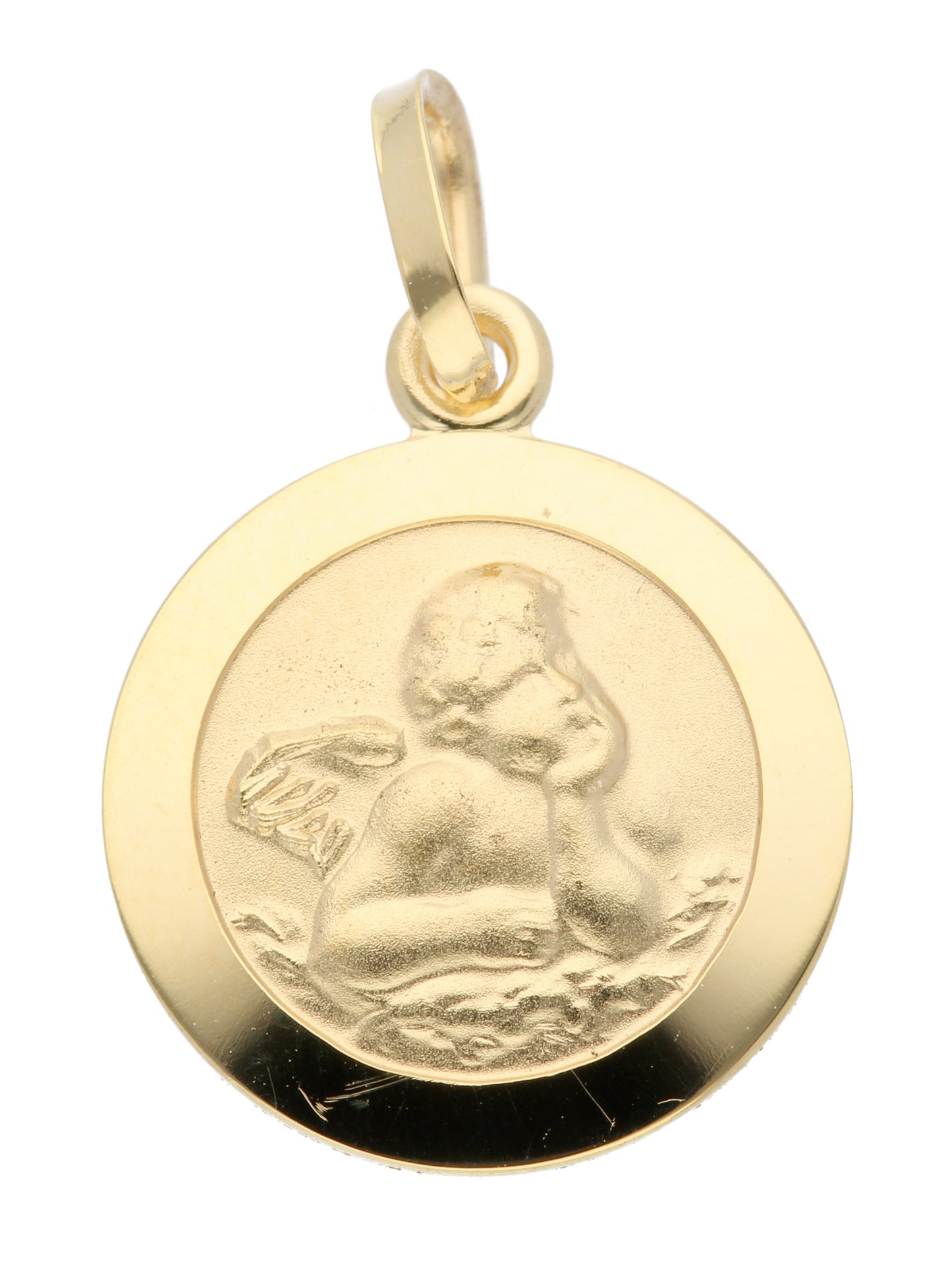 Adelia´s 585 Gold Anhänger Amor Ø 12 mm
