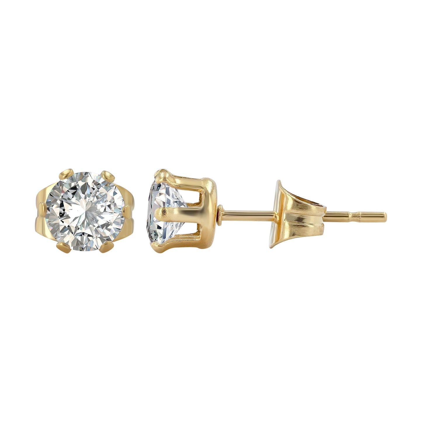 Damen Anhänger aus Edelstahl mit Zirkonia