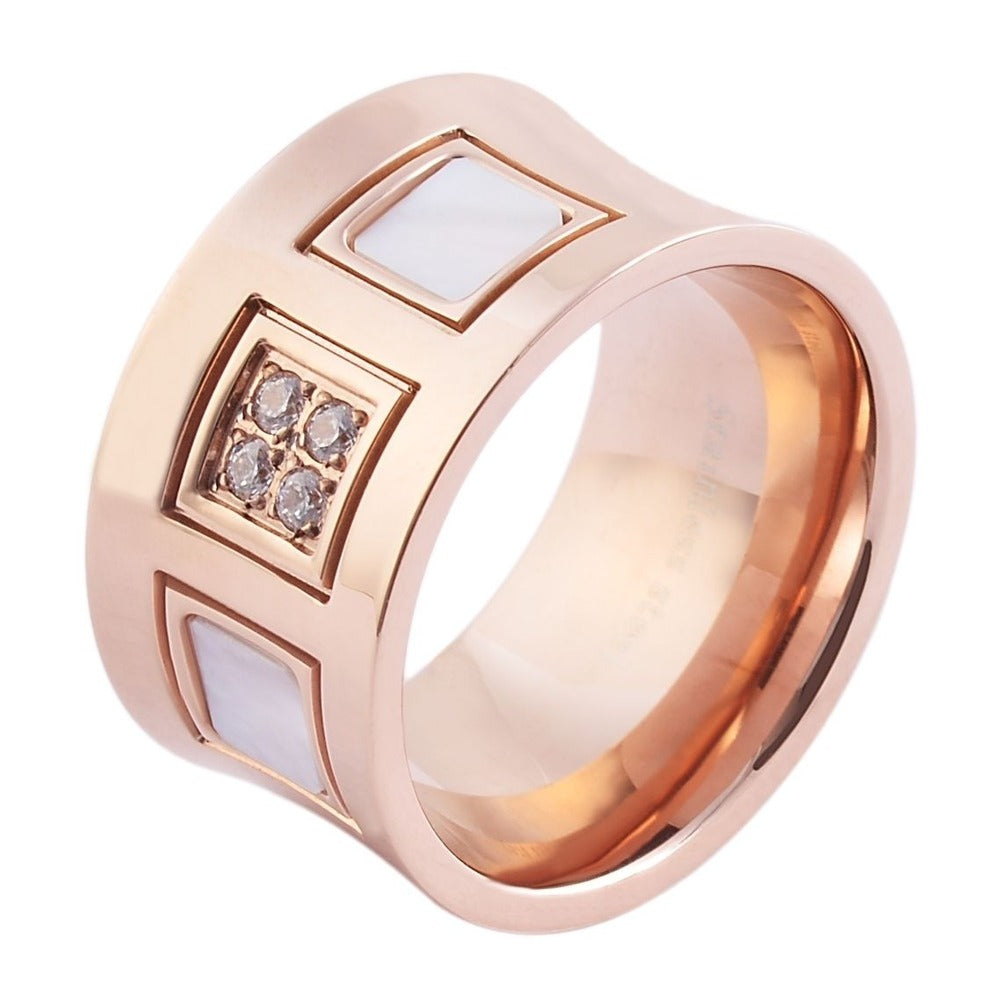 Damen Ring aus Edelstahl