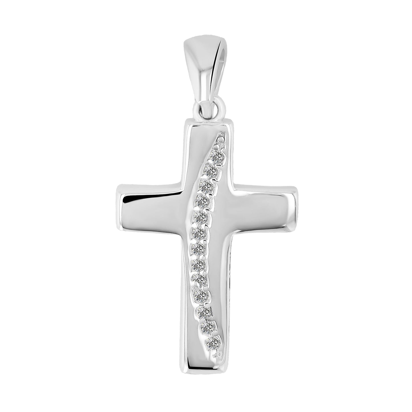 Damen Anhänger – Kreuz Kreuzanhänger aus 925 Silber