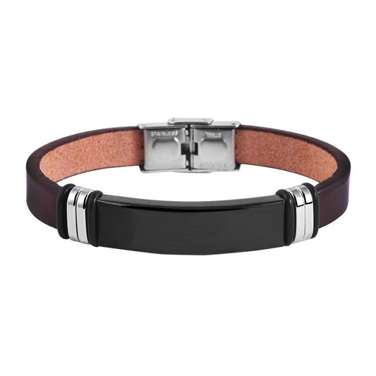 Unisex Armband aus Leder 21 cm