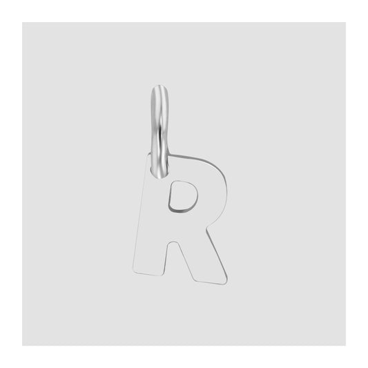 Unisex Anhänger – Buchstabe N Buchstabenanhänger aus 925 Silber