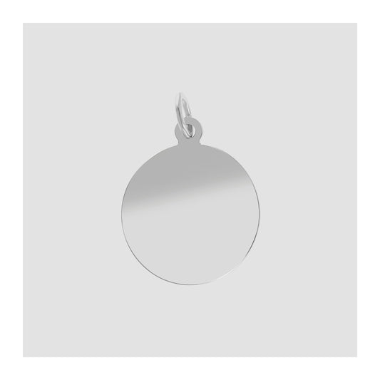 Unisex Anhänger – Münze Gravuranhänger aus 925 Silber