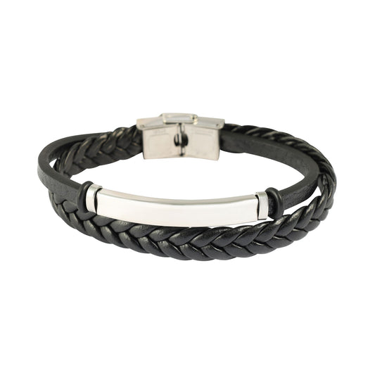 Herren Armband – Lederarmband aus Leder 17 cm