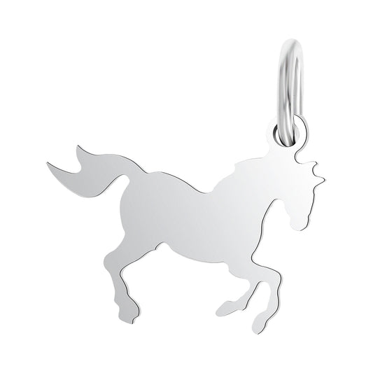 Mädchen Anhänger – Pferd Anhänger aus 925 Silber