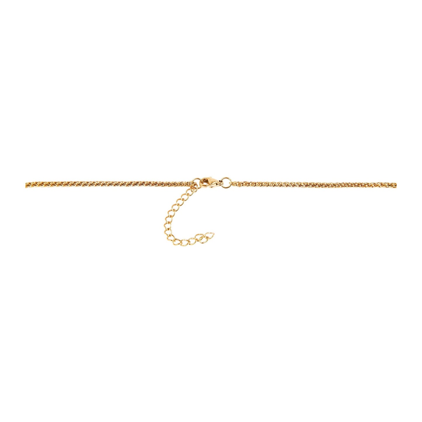 Unisex Halskette – Kordelkette aus Edelstahl
