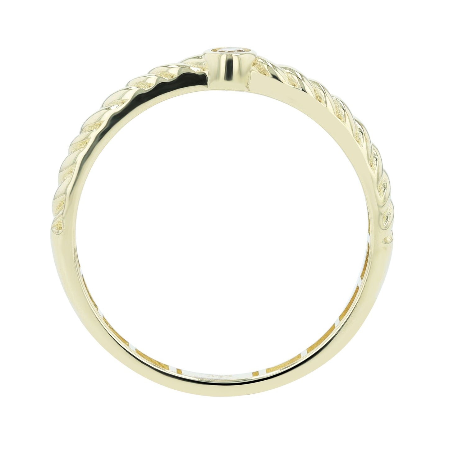 Damen Ring aus 333 Gold mit Zirkonia