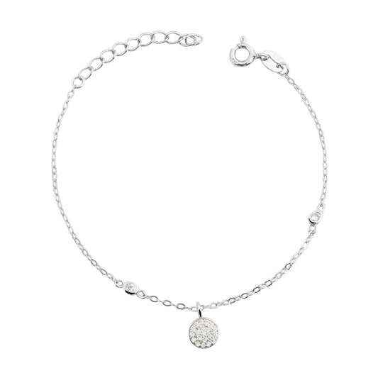 Damen Anhänger aus 925 Silber mit Zirkonia
