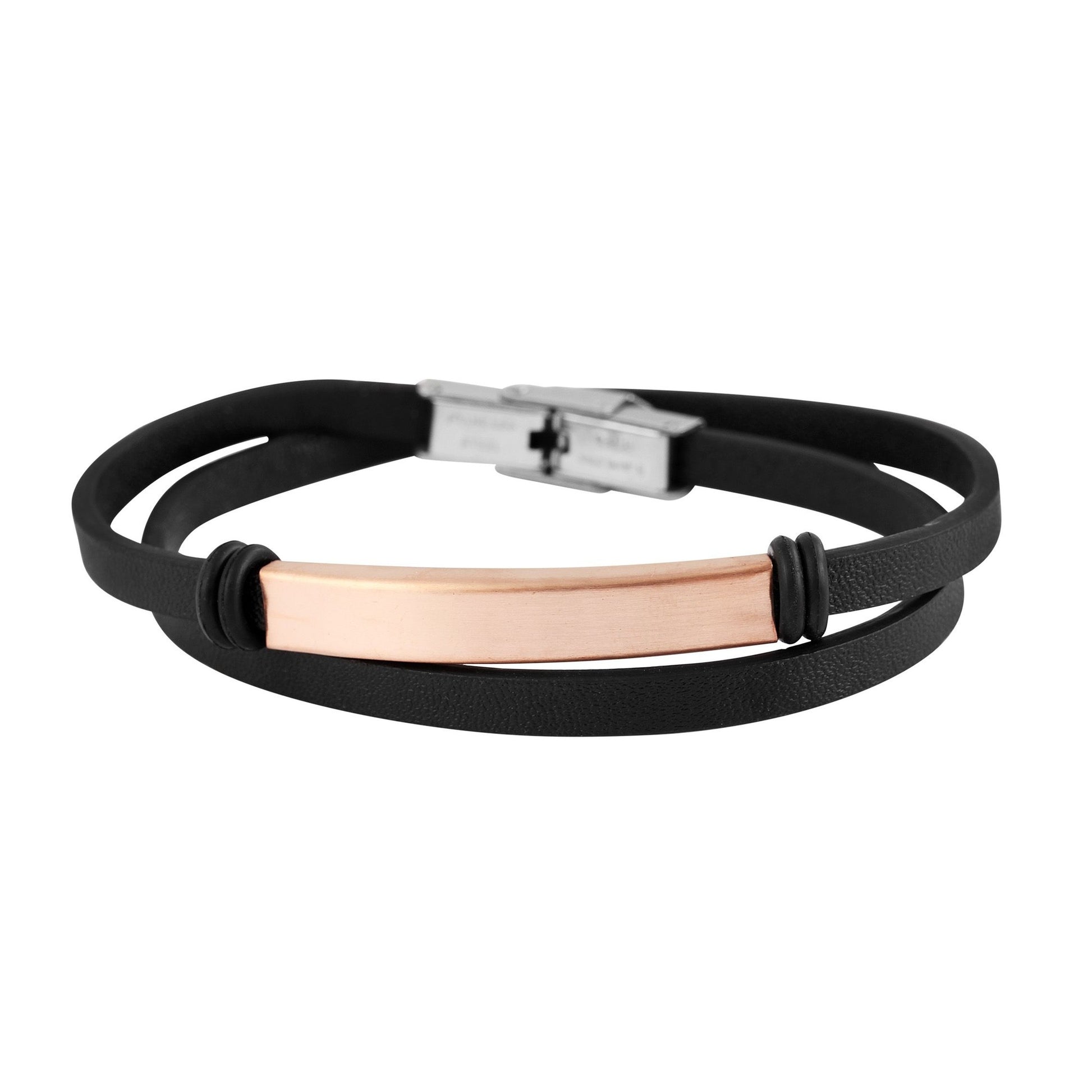 Unisex Armband – Wickelarmband aus Leder 42 cm