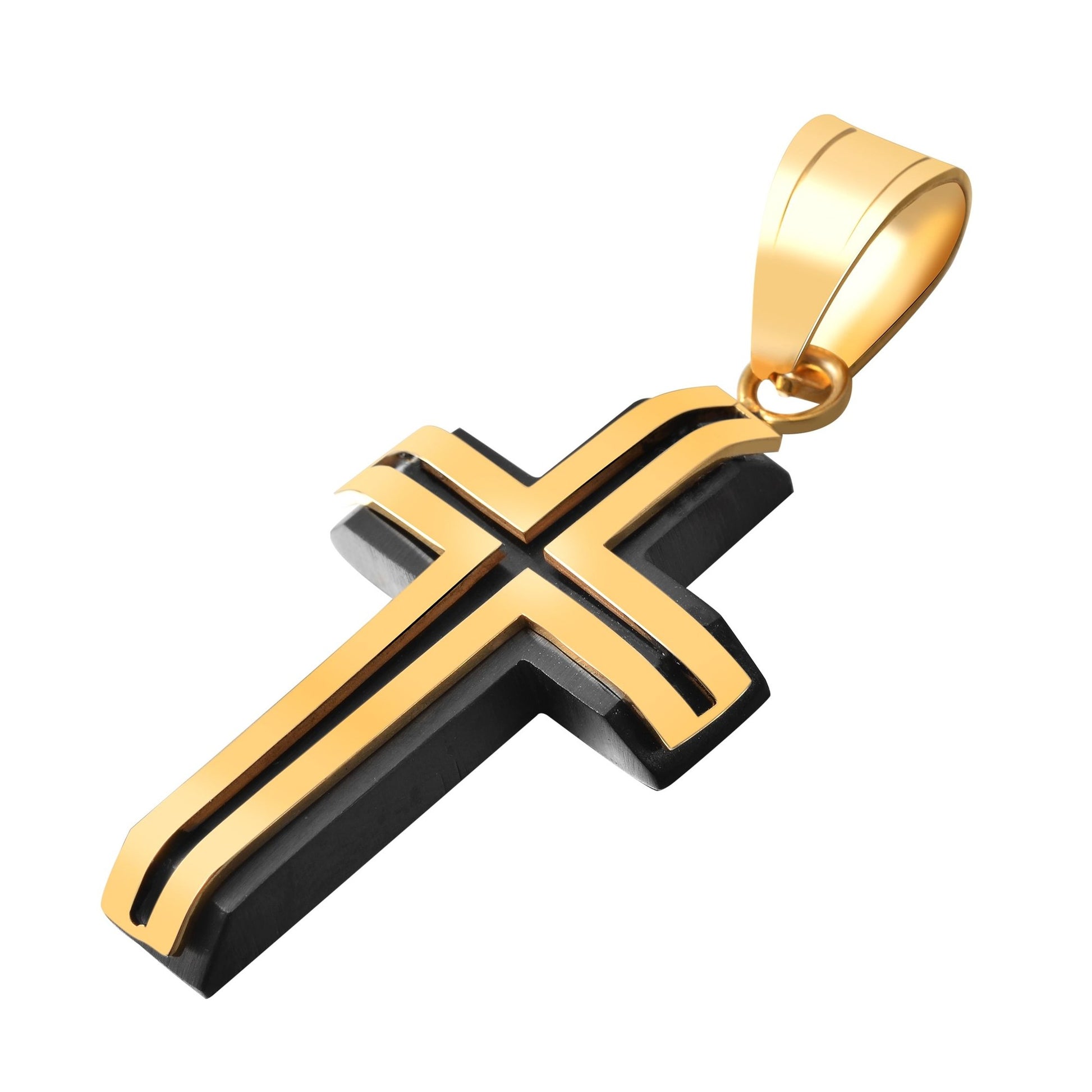 Unisex Anhänger – Kreuz Kreuzanhänger aus Edelstahl
