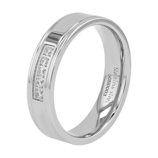 Damen Ring aus Edelstahl