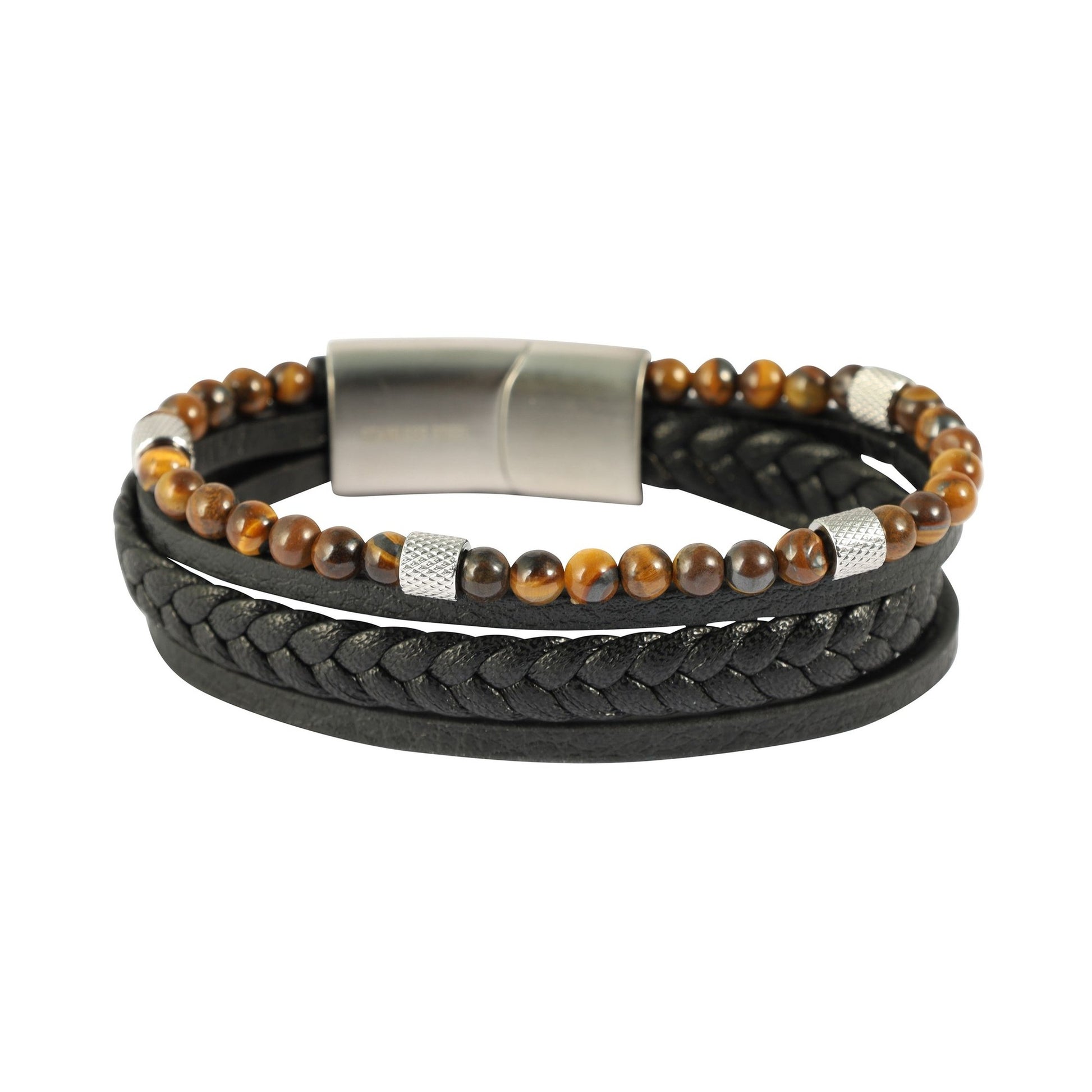 Herren Armband – Lederarmband aus Leder 21 cm