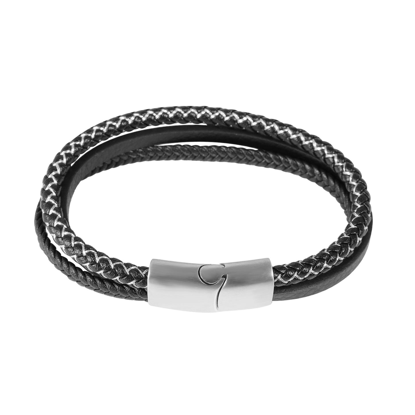 Herren Armband – Lederarmband aus Leder 21 cm