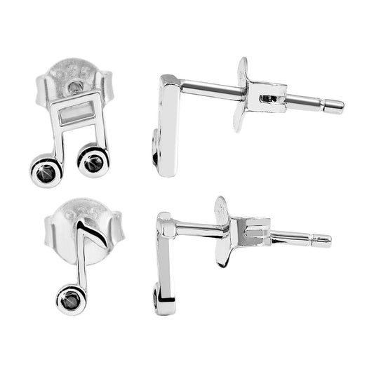 Damen Ohrringe – Ohrstecker aus 925 Silber mit Zirkonia