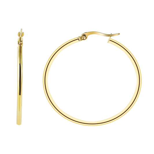 Damen Ohrringe – Creole aus Edelstahl