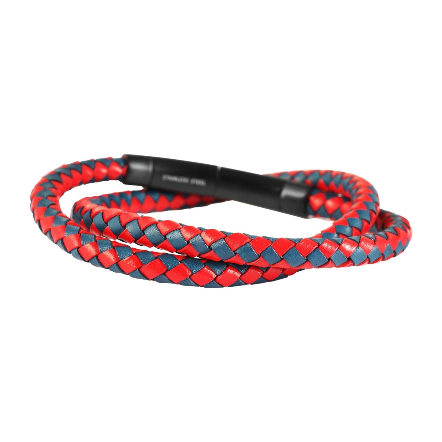 Herren Armband – Wickelarmband aus Leder 43 cm