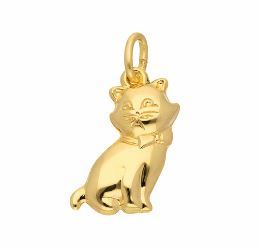 Adelia´s 585 Gold Anhänger Katze