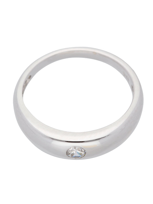 Adelia´s 375 Weißgold Anhänger mit Zirkonia Ø 11,2 mm