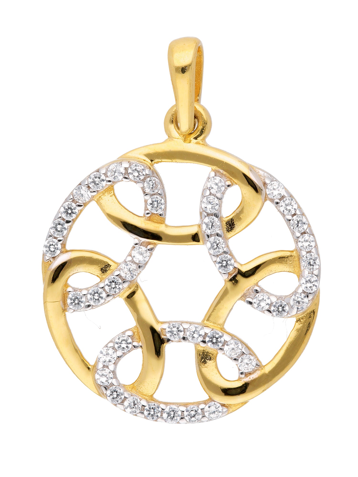 Adelia´s 333 Gold Anhänger mit Zirkonia