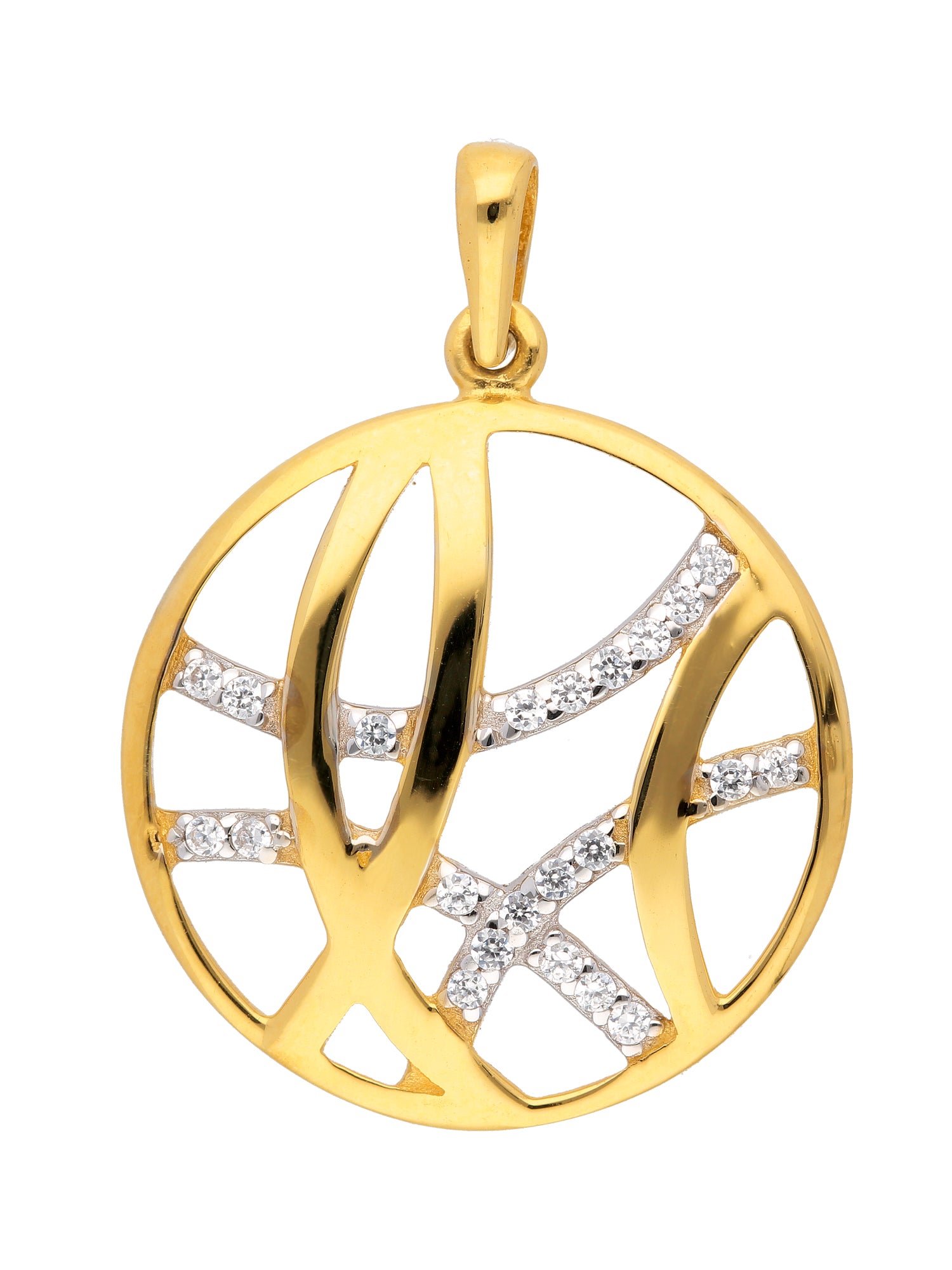 Adelia´s 333 Gold Anhänger mit Zirkonia