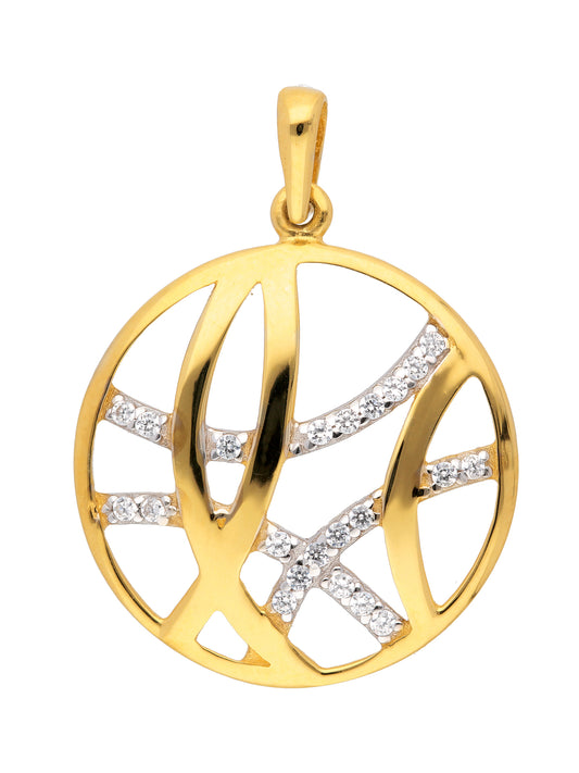 Adelia´s 333 Gold Anhänger mit Zirkonia