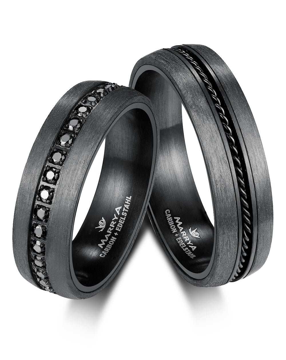 MARRYA Carbon Trauring Ehering Partnerring