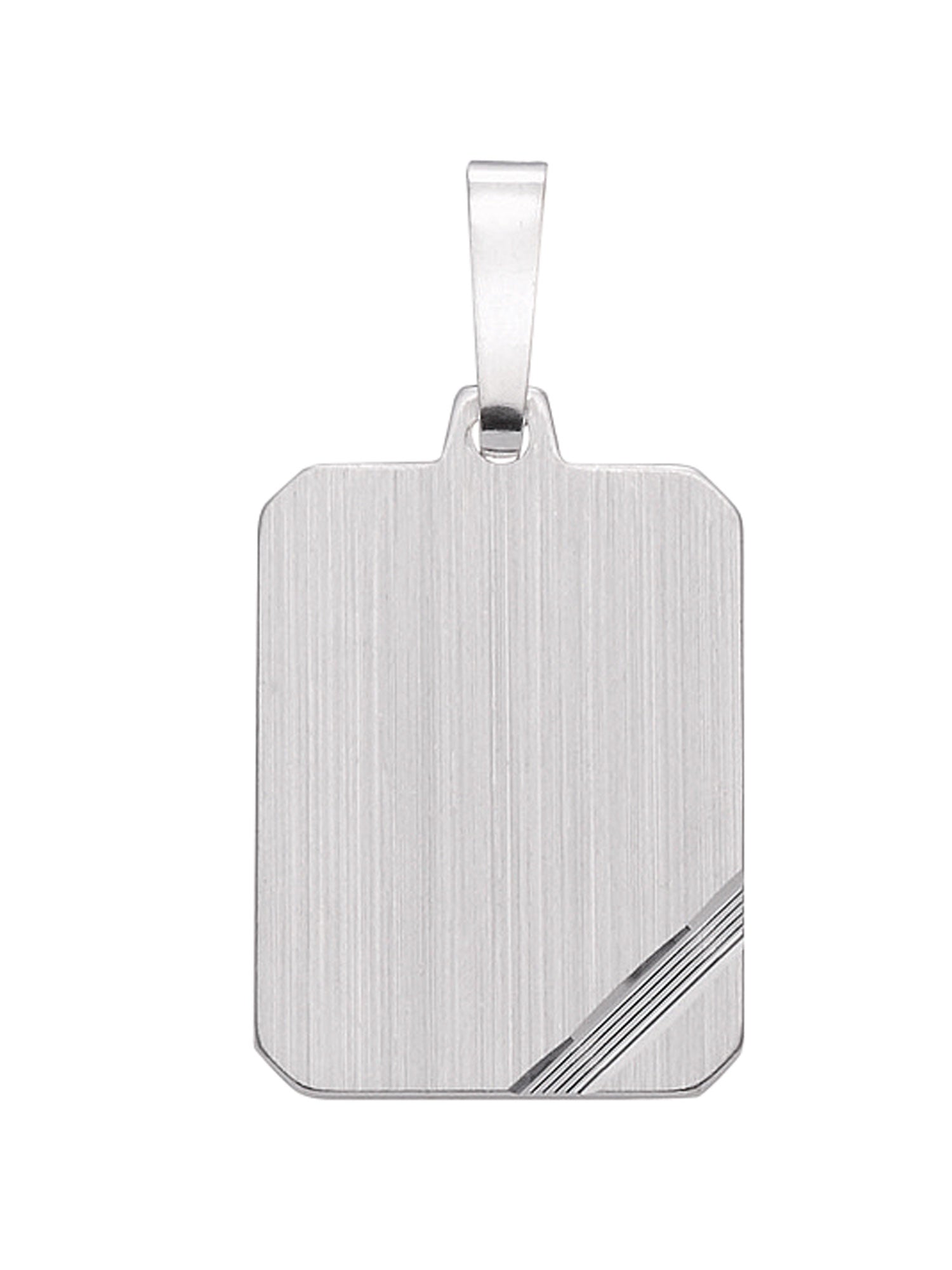 Adelia´s 925 Silber Gravurplatte Anhänger
