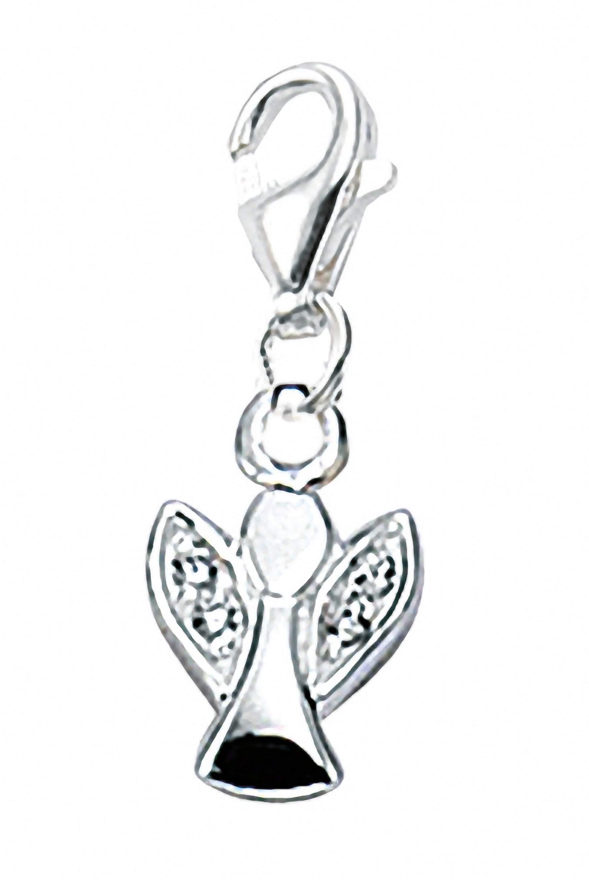 Adelia´s 925 Silber Charms Anhänger Engel mit Zirkonia