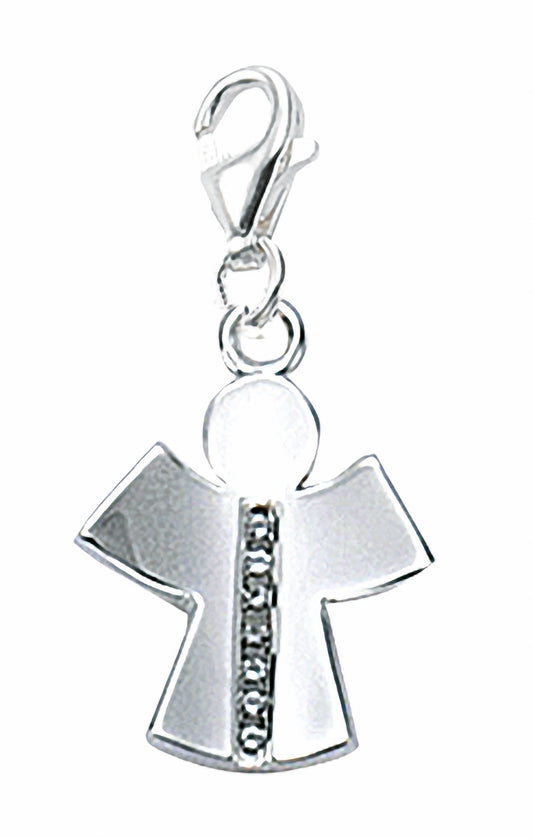 Adelia´s 925 Silber Charms Anhänger Engel mit Zirkonia