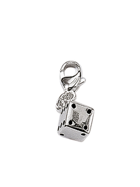 Adelia´s 925 Silber Charms Anhänger Würfel