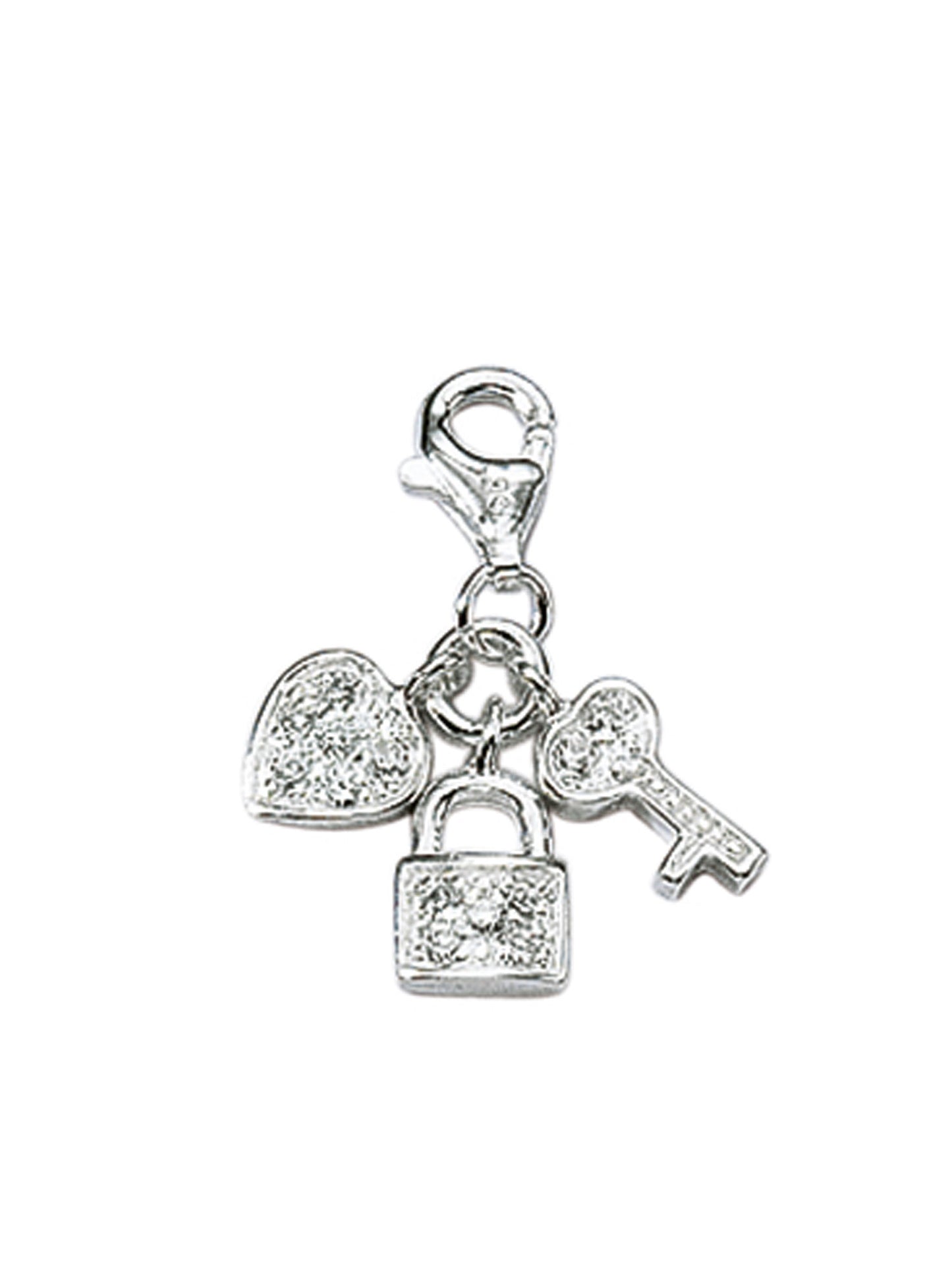 Adelia´s 925 Silber Charms Anhänger mit Zirkonia