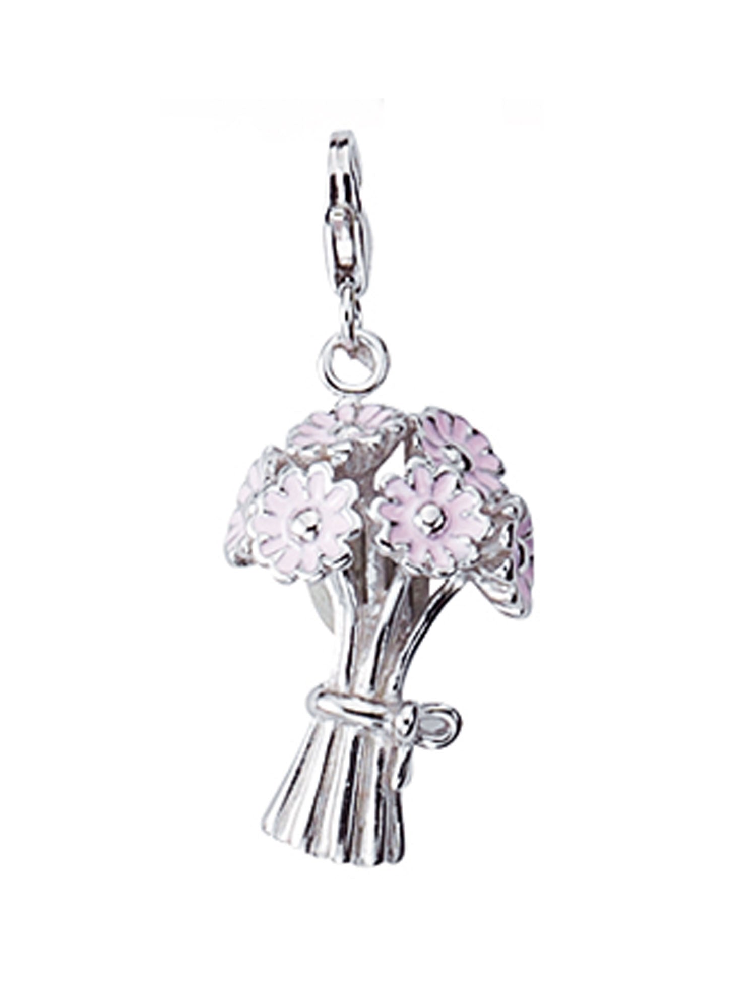 Adelia´s 925 Silber Charms Anhänger Blüte