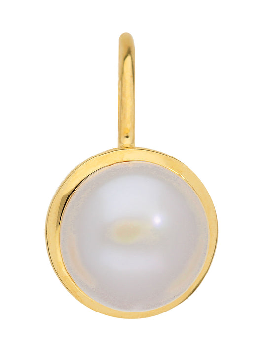 Adelia´s 333 Gold Boutons mit Süßwasser Zuchtperle Ø 7,7 mm